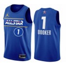 Men's Devin Booker Blue 2021 All Star Hot Press Jersey