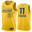 Men's Domantas Sabonis Yellow 2021 All Star Hot Press Jersey