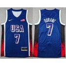 Men's Dream 16 USA #7 Kevin Durant Navy 2024 Swingman Jersey