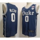 Men's Duke Blue Devils #0 Jared McCAIN Navy College Basketball Jersey