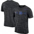 Men's Duke Blue Devils Black Velocity Sideline Legend Performance T Shirt 201042