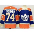 Men's Edmonton Oilers #74 Stuart Skinner Blue Alternate Authentic Jersey