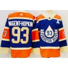 Men's Edmonton Oilers #93 Ryan Nugent Hopkins Blue 2023 Heritage Classic Authentic Jersey