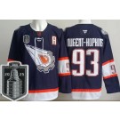 Men's Edmonton Oilers #93 Ryan Nugent Hopkins Navy Alternate 2025 Stanley Cup Final 2 Authentic Jersey