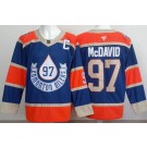 Men's Edmonton Oilers #97 Connor McDavid Blue Heritage Classic Authentic Jersey