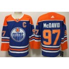 Men's Edmonton Oilers #97 Connor McDavid Blue Jersey