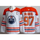 Men's Edmonton Oilers #97 Connor McDavid White Alternate Authentic Jersey