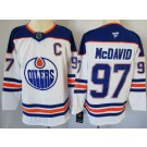 Men's Edmonton Oilers #97 Connor McDavid White Authentic Jersey