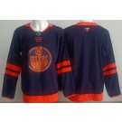 Men's Edmonton Oilers Blank Navy Authentic Jersey