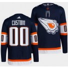 Men's Edmonton Oilers Customized Navy 2022 Reverse Retro Authentic Jersey