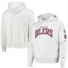 Men's Edmonton Oilers Gray Champion O&B Capsule II Pullover Hoodie