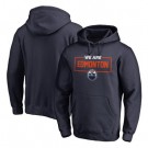 Men's Edmonton Oilers Printed Pullover Hoodie 112579