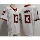 Men's FSU Florida State Seminoles #13 Jordan Travis Limited White FUSE College Football Jersey