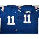 Men's Florida Gators #11 Kyle Trask Blue Throwback College Football Jersey