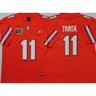 Men's Florida Gators #11 Kyle Trask Orange College Football Jersey