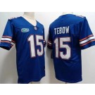 Men's Florida Gators #15 Tim Tebow Limited Royal College Football Jersey