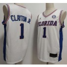 Men's Florida Gators #1 Walter Clayton Jr White Alternate College Basketball Jersey
