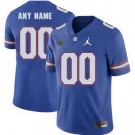 Men's Florida Gators Custom Limited Blue College Football Jersey