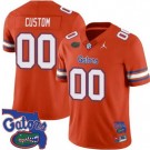 Men's Florida Gators Custom Limited Orange FUSE College Football Jersey