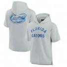 Men's Florida Gators Gray Super Soft Fleece Short Sleeve Hoodie