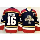 Men's Florida Panthers #16 Aleksander Barkov Navy Authentic Jersey