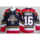 Men's Florida Panthers #16 Aleksander Barkov Navy Authentic Jersey