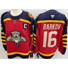 Men's Florida Panthers #16 Aleksander Barkov Red 2026 Winter Classic Authentic Jersey