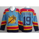 Men's Florida Panthers #19 Matthew Tkachuk Blue Authentic Jersey