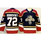 Men's Florida Panthers #72 Sergei Bobrovsky Navy Authentic Jersey