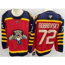 Men's Florida Panthers #72 Sergei Bobrovsky Red 2026 Winter Classic Authentic Jersey