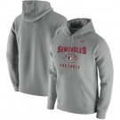 Men's Florida State Seminoles Gray Football Oopty Oop Club Fleece Pullover Hoodie