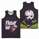 Men's Friday the 13th Jason Voorhees Black Basketball Jersey
