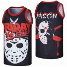 Men's Friday the 13th Jason Voorhees Black Red Basketball Jersey