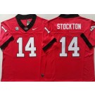 Men's Georgia Bulldogs #14 Gunner Stockton Limited Red FUSE College Football Jersey