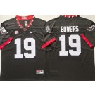 Men's Georgia Bulldogs #19 Brock Bowers Black Alternate College Football Jersey