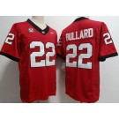 Men's Georgia Bulldogs #22 Javon Bullard Red FUSE College Football Jersey