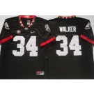 Men's Georgia Bulldogs #34 Herschel Walker Black Alternate College Football Jersey