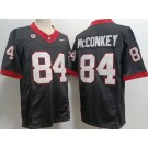 Men's Georgia Bulldogs #84 Ladd McConkey Black FUSE College Football Jersey