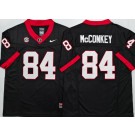 Men's Georgia Bulldogs #84 Ladd McConkey Black FUSE College Football Jersey