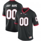 Men's Georgia Bulldogs Customized Black College Football Jersey