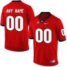 Men's Georgia Bulldogs Customized Red College Football Jersey