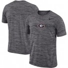 Men's Georgia Bulldogs Gray Velocity Sideline Legend Performance T Shirt 201069