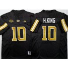 Men's Georgia Tech #10 Haynes King Black College Football Jersey