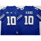 Men's Georgia Tech #10 Haynes King Blue College Football Jersey