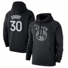 Men's Golden State Warriors #30 Stephen Curry Black Printed Hoodie 0782