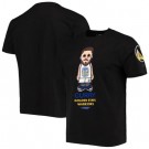 Men's Golden State Warriors #30 Stephen Curry Black Pro Standard Caricature T-Shirt