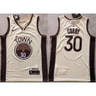 Men's Golden State Warriors #30 Stephen Curry Cream 2025 City Swingman Jersey
