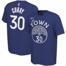 Men's Golden State Warriors #30 Stephen Curry Printed T-Shirt 0768