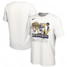 Men's Golden State Warriors #30 Stephen Curry White 2022 NBA Finals Champions MVP T-Shirt