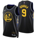 Men's Golden State Warriors #9 Andre Iguodala Black 2022 City Diamond 75th Icon Hot Press Jersey